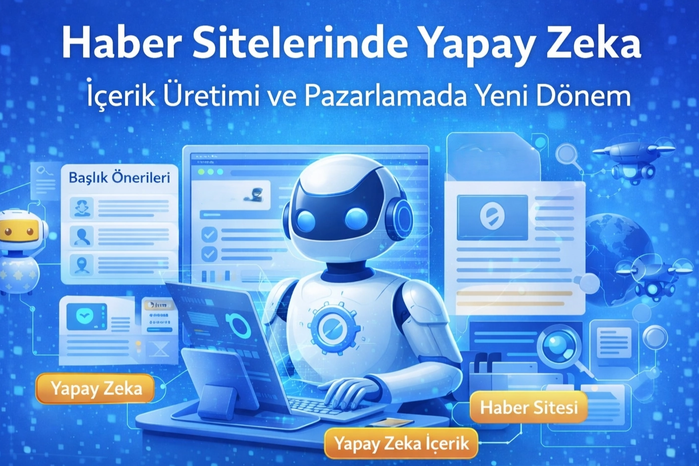 Haber Sitelerinde Yapay Zeka: İçerik Üretimi ve İçerik Pazarlamasında Yeni Dönem 